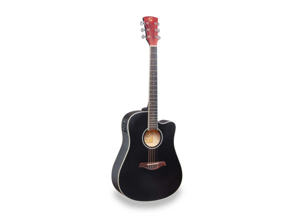 Soundsation Dreadnought Cutaway c/preamp Meadow DNCE-BK Soundsation Dreadnought Cutaway c/preamp Meadow DNCE-BK